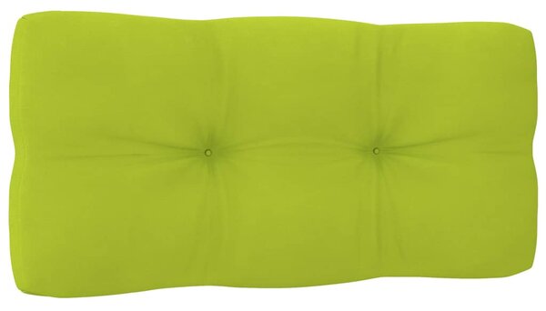 Poduška na pohovku z palet jasně zelená 80 x 40 x 10 cm