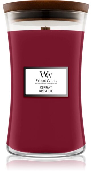 Woodwick Currant vonná svíčka s dřevěným knotem 609,5 g