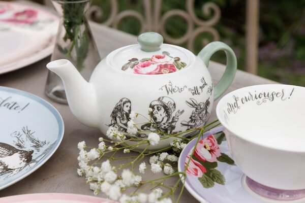 Mikasa Čajová konvice V&A Alice in Wonderland, porcelán, 400 ml MKALMINITP