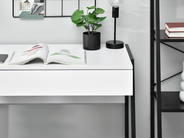 PC stolek Norway (bílá + černá). Akce -13%