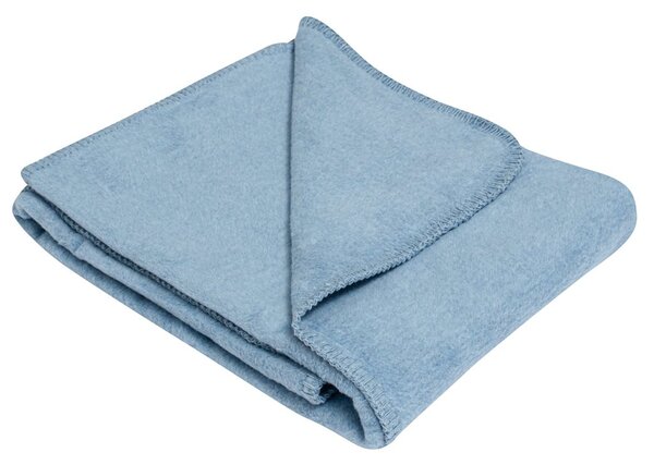 NEW BABY Dětská bavlněná deka modrá Bavlna 75x100 cm
