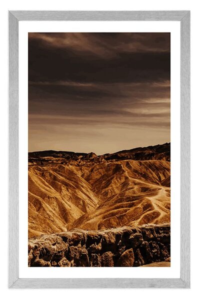 Plakát s paspartou Národní park Death Valley v Americe