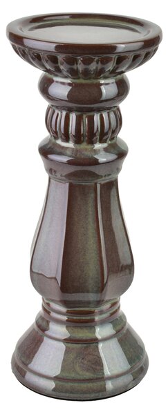 Mondex Keramický svícen Yarine 25,5 cm fialový/zelený