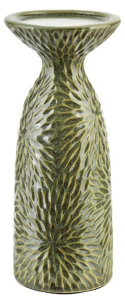 Mondex Keramický svícen Yarine 25,5 cm zelený II