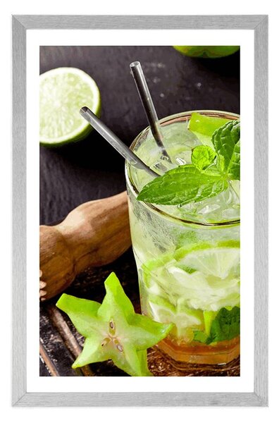Plakát s paspartou lahodné Mojito