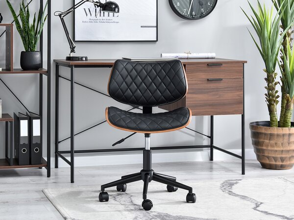 Židle Brunko (ořech černý + chromová). Akce -10%