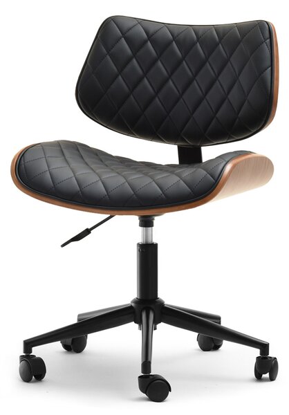 Židle Brunko (ořech černý + chromová). Akce -10%