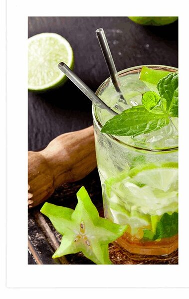 Plakát s paspartou lahodné Mojito