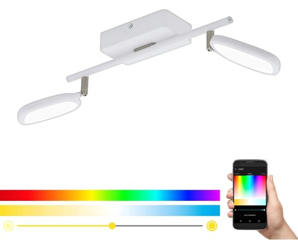 Eglo 97692 - LED RGB Bodové svítidlo PALOMBARE-C 2xLED/5W/230V