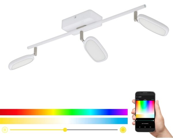 Eglo 97693 - LED RGB Bodové svítidlo PALOMBARE-C 3xLED/5W/230V