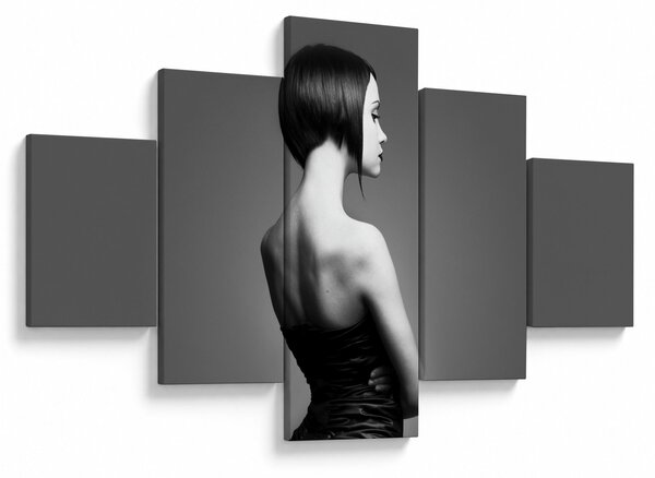Obraz elegantní ženy (125x70 cm)