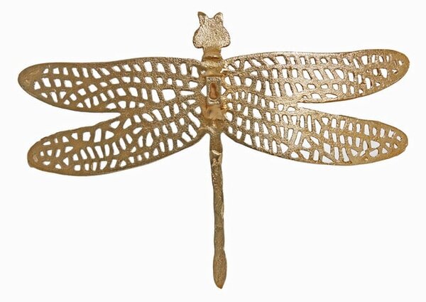 Kovová nástěnná dekorace 36x24 cm Dragonfly – Light & Living