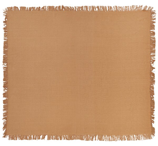Přikrývka na postel YERBENT Bavlna 200 x 220 cm Zlatohnědá