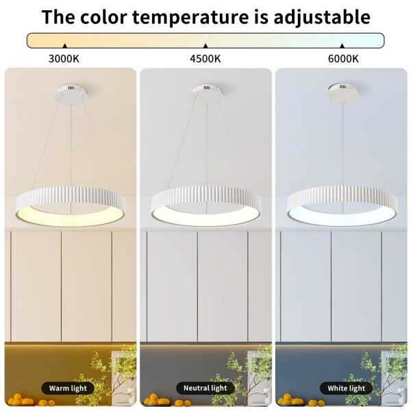Brilagi - LED Stmívatelný lustr FALCON MODERN LED/54W/230V pr. 60 cm bílá + DO
