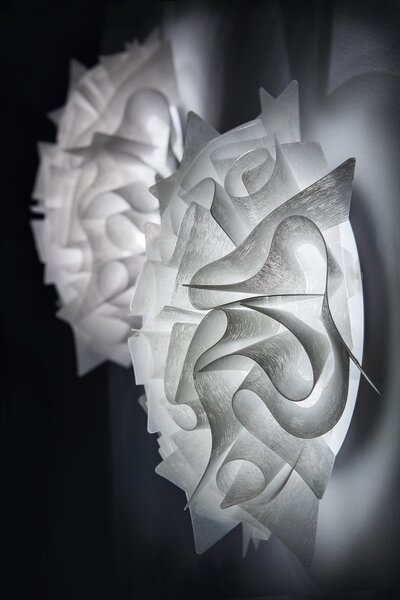 Slamp designová stropní svítidla Veli Ceiling/Wall Large (průměr 78 cm)a