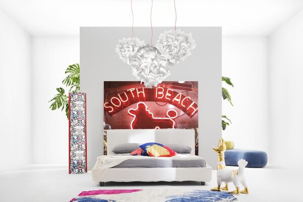 Slamp designová závěsná svítidla Veli Couture Suspension Small (průměr 42 cm)