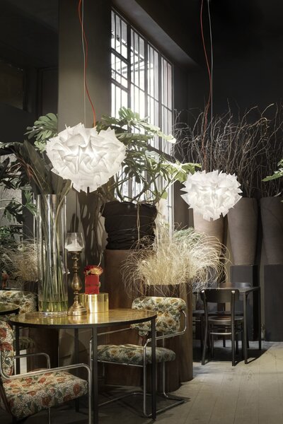 Slamp designová závěsná svítidla Veli Couture Suspension Small (průměr 42 cm)