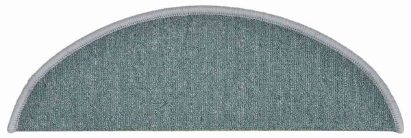 Schodové rohože 15 ks 56 x 17 x 3 cm mořsky modré půlkulaté 322362