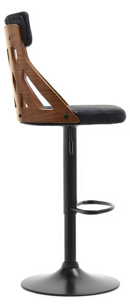 Židle Henriette (ořech tmavý + černá). Akce -10%