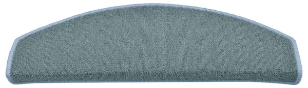 Schodové rohože 15 ks 65 x 24 x 4 cm mořská modrá půlkulaté velké 322363