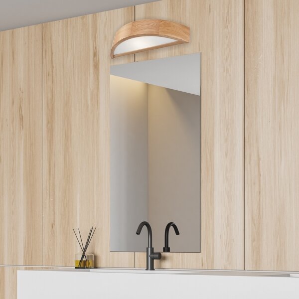 Nástěnné svítidlo OAK 1xE27/60W/230V dub