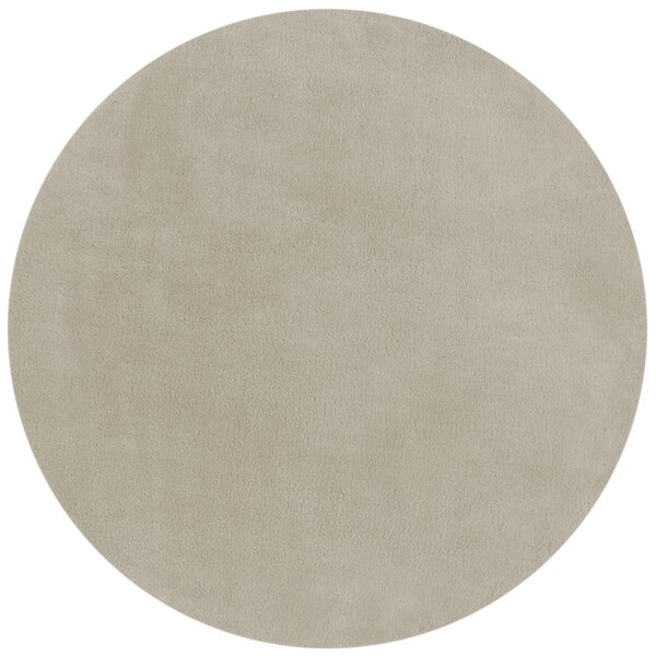Flair Rugs, Kusový koberec Softie Mushroom kruh, 133x133 (průměr) kruh, bílá, ložnice