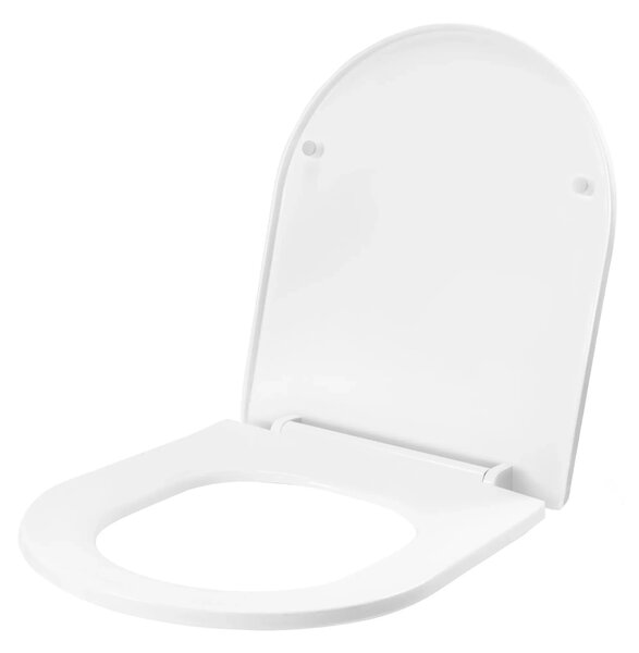 Rea - WC sedátko se zpomalovacím mechanismem Flat - bílá