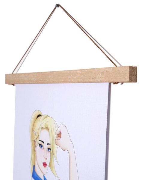 Magnetické lišty na plakáty - přírodní dub Barva lišty: přírodní dub, Délka lišty: 41cm