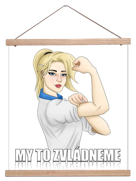 Magnetické lišty na plakáty - přírodní dub Barva lišty: přírodní dub, Délka lišty: 41cm