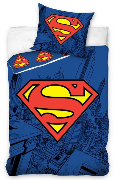 Bavlněné povlečení 140x200 + 70x90 cm - Superman