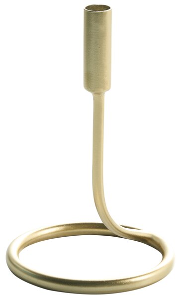 Sada 2 svícnů BUNYU Kov 19/28 cm Zlatá