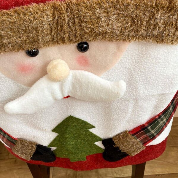 Vánoční potah na židli - Santa Claus