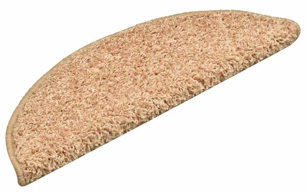 Schodové rohože 15 ks 56 x 17 x 3 cm zlaté půlkulaté 322378