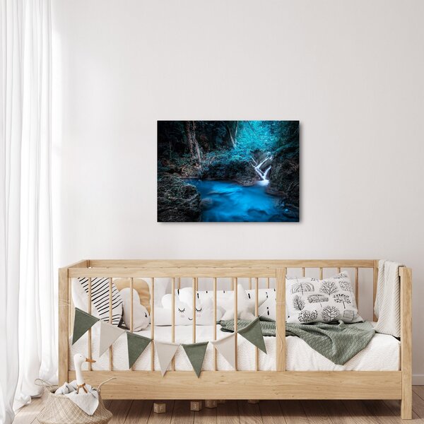 Obraz - Magická noc v tropickém lese (70x50 cm)