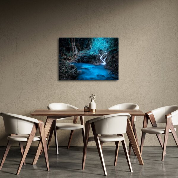 Obraz - Magická noc v tropickém lese (70x50 cm)