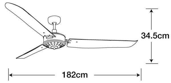 Lucci Air 211022 - Stropní ventilátor AIRFUSION CAROLINA hnědá