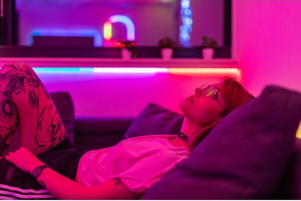 Twinkly TWL100ADP-W - LED RGB Prodlužovací pásek LINE 100xLED 1,5 m Wi-Fi