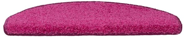 Schodové rohože 15 ks 65 x 21 x 4 cm růžové, půlkulaté, velké 322381