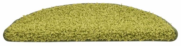 Kobercové nášlapy na schody 15 ks zelené 56 x 17 x 3 cm 322382