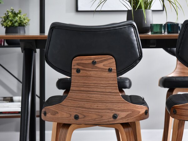 Židle Iris (ořech tmavý + ořech). Akce -10%
