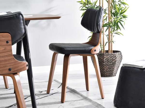 Židle Iris (ořech tmavý + ořech). Akce -10%
