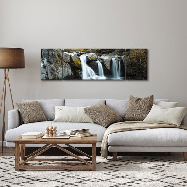 Obraz - Vodopády, Lushan, Čína (170x50 cm)