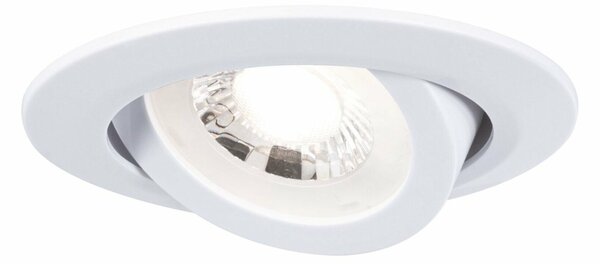 PAULMANN LED vestavné svítidlo 20ks-sada výklopné kruhové 82mm 70° 20x4,8W 230V 3000K bílá mat