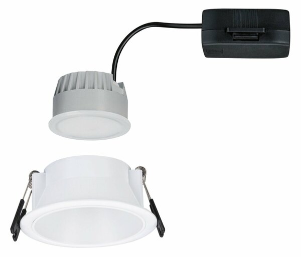 PAULMANN LED vestavné svítidlo 3-krokové-stmívatelné Cole Coin IP44 kruhové 88mm Coin 6W 230V 2700K bílá