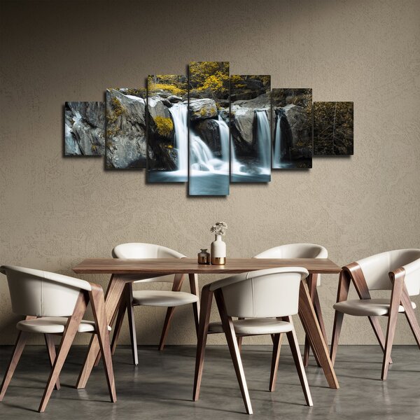 Obraz - Vodopády, Lushan, Čína (210x100 cm)