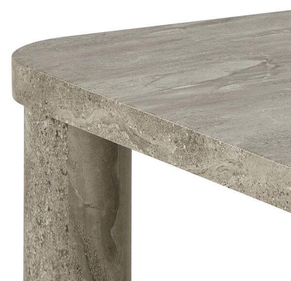 Actona Konferenční stolek Solano 60 cm mramor šedý