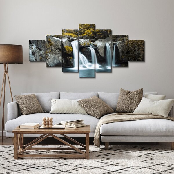 Obraz - Vodopády, Lushan, Čína (210x100 cm)