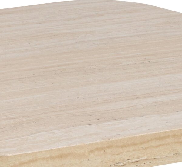 Actona Konferenční stolek Solano 60 cm béžový travertin