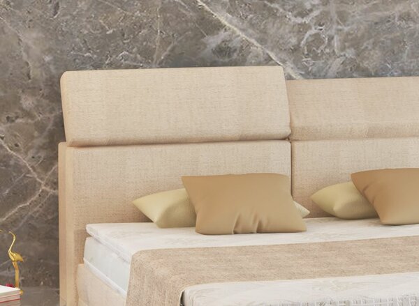 Americká postel boxspring YOGA, s úložným prostorem