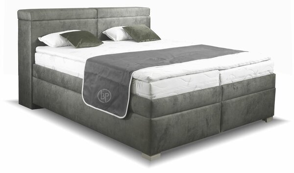 Americká postel boxspring YOGA, s úložným prostorem